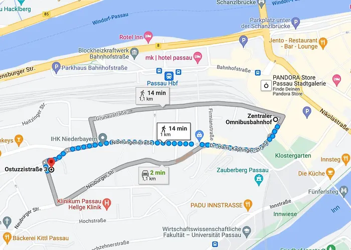 公寓 Zentrumsnahe Mit 2 Separaten Schlafzimmern 帕绍